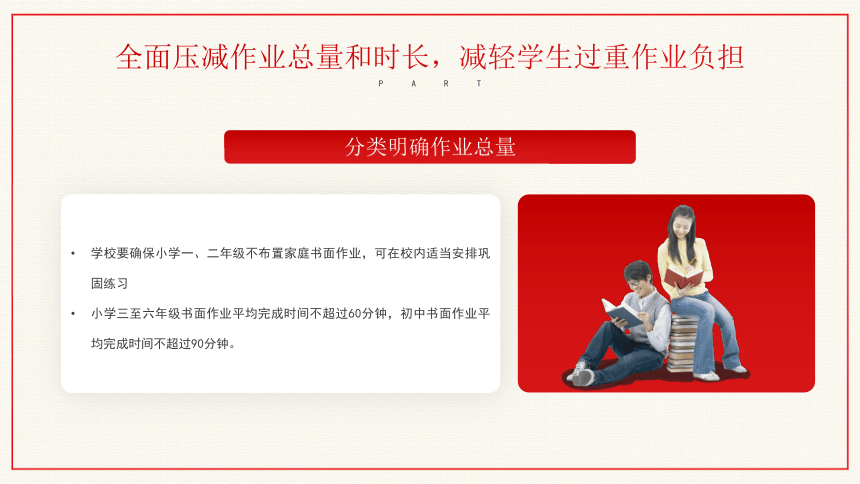 主题班会学习：关于义务教育阶段 双减政策解读 课件（44张PPT）