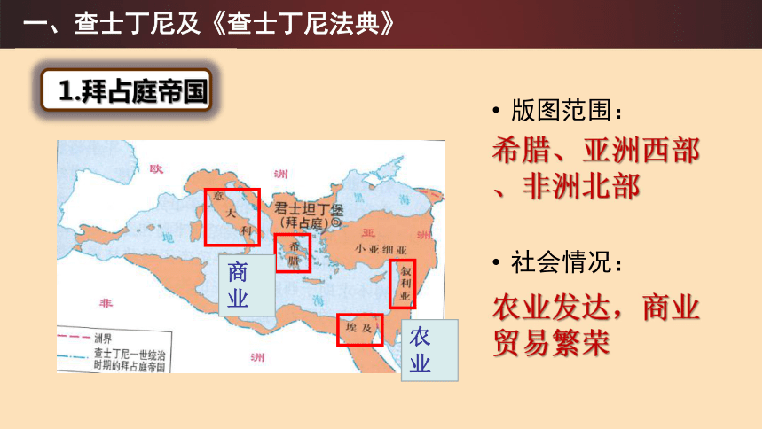 第10課拜占庭帝國和查士丁尼法典課件27張ppt