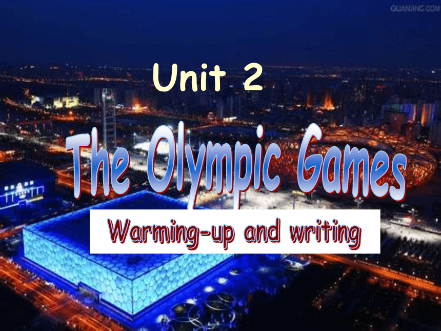 Unit 2 The Olympic Games using language 课件（40张）