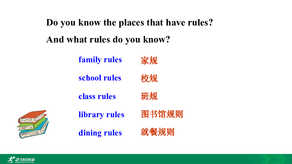 Unit 4 Don’t eat in class Section A 1a-2d（第1课时）教学课件