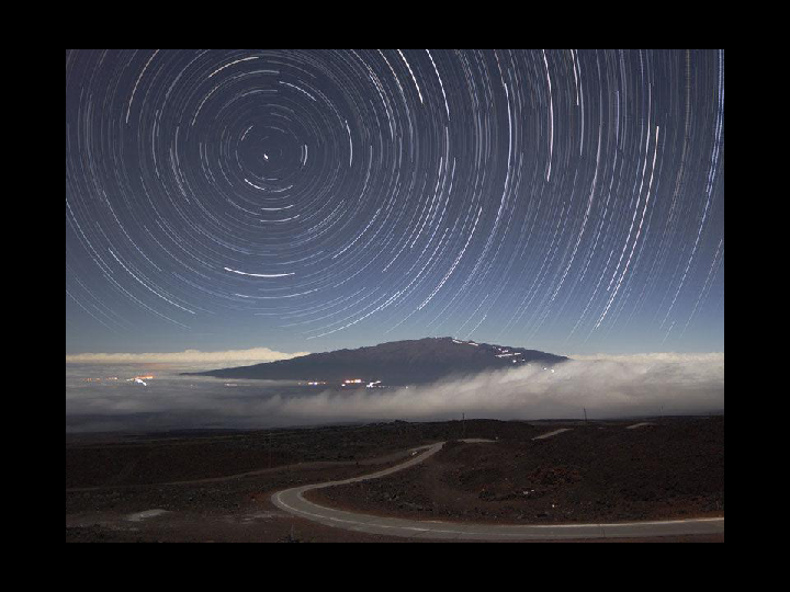 北极星仰角图片