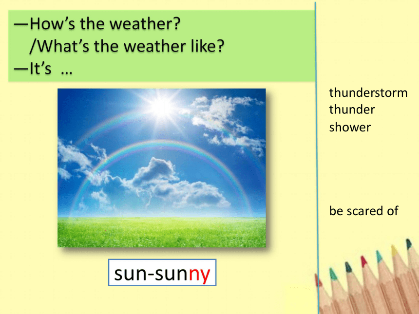 Unit 1 Spring Is Coming  Lesson1  How’s the Weather 教学课件