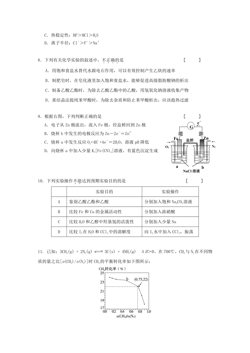 【北京卷】2017届高考押题卷理科综合试题