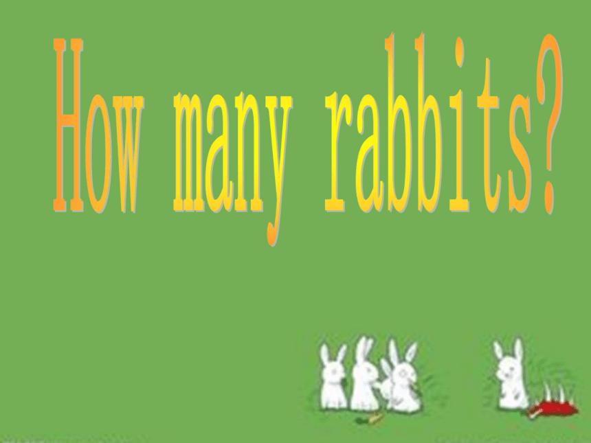 Lesson V How many Rabbits？课件