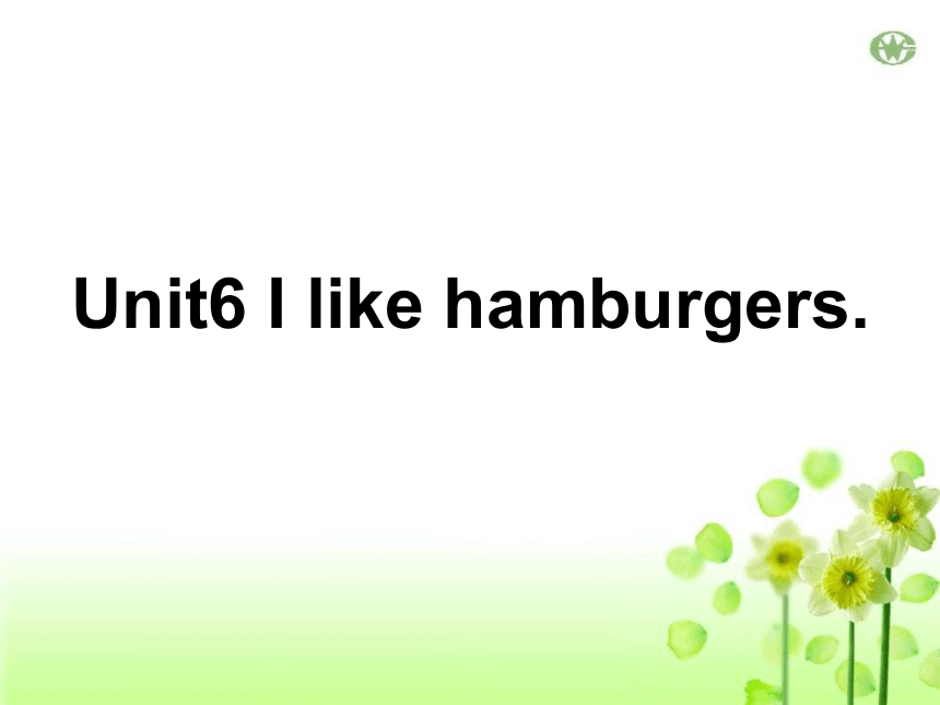 Unit 6 I like hamburgers Lesson 33 教学课件