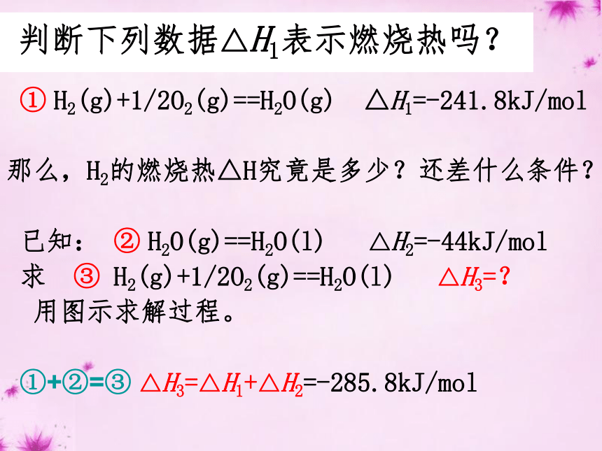 化学1.3化学反应热的计算课件（35张幻灯片）