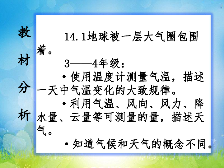 四年级下册科学课件-2.5 天气与生活 ｜冀教版 (共23张PPT)