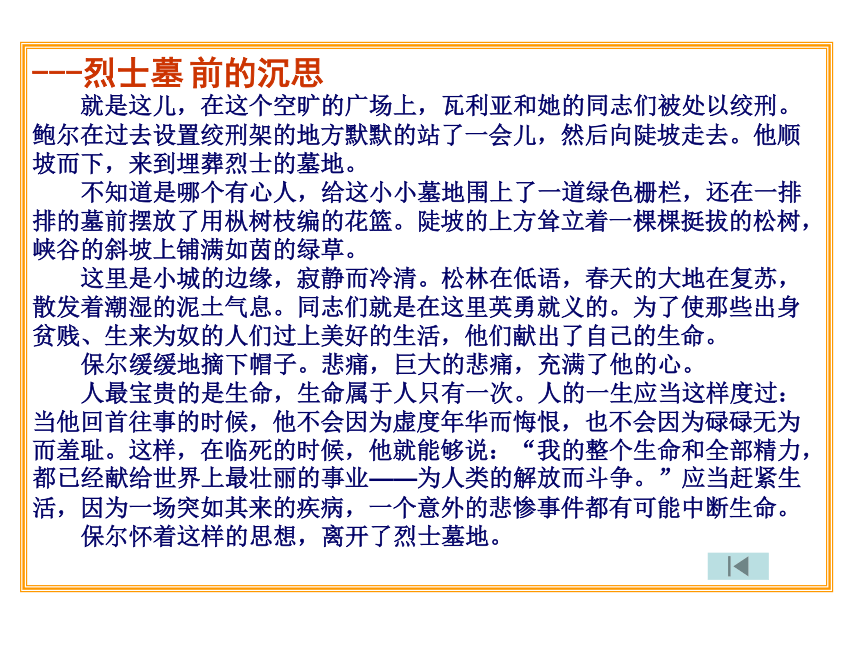 名著导读：钢铁是怎样炼成的课件