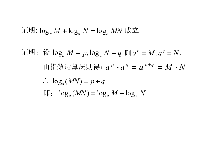 高中数学人教版必修1课件：2．2．1对数与对数运算（2）运算性质（共17张PPT）