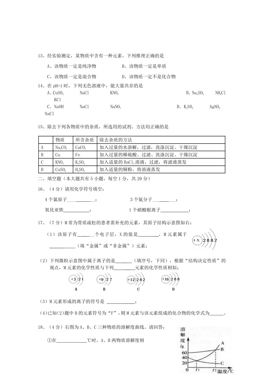 辽宁省大石桥市2017届中考化学模拟试题