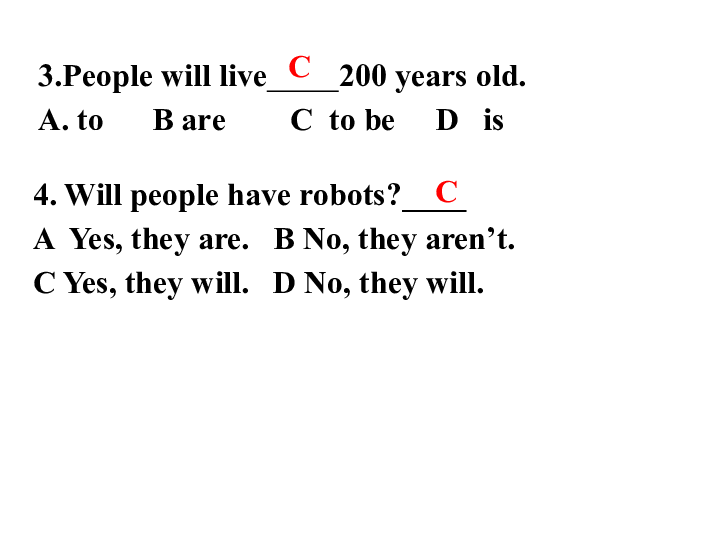 Unit7 Will people have robots？ Section A  (2a-2d)（28张PPT）