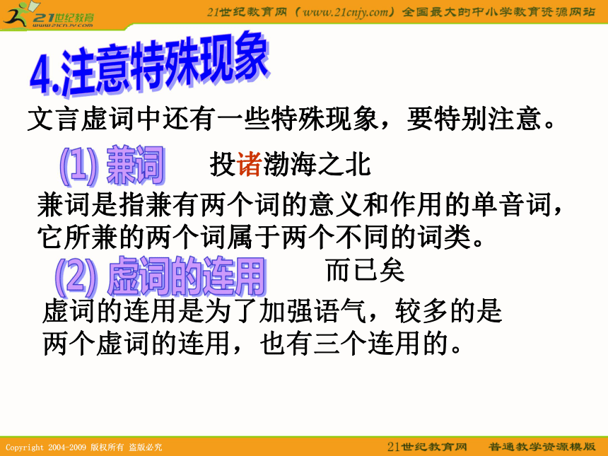 2010年高考天津卷语文复习精品课件系列（13）：文言虚词（共111张课件）