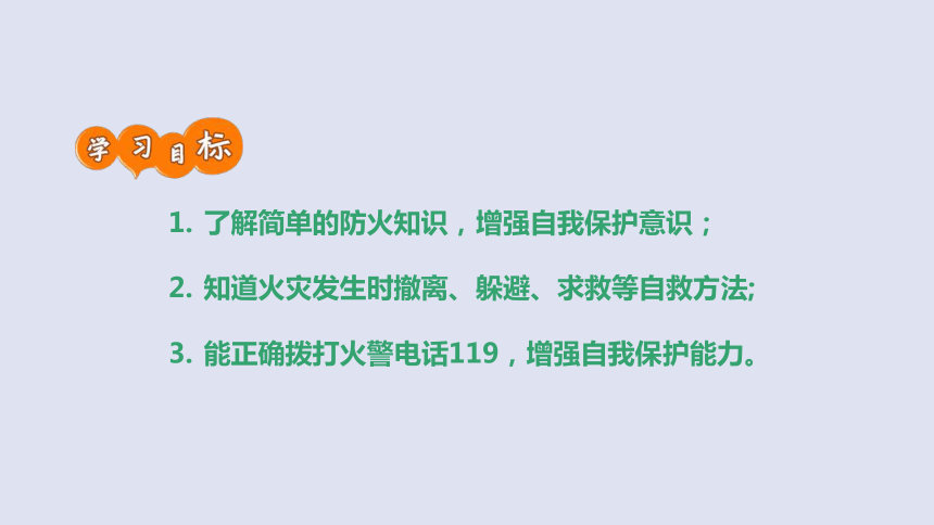 通用版一年級主題班會火災逃生課件30張ppt