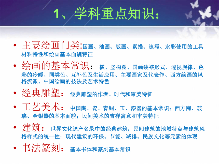 美术学科复习策略