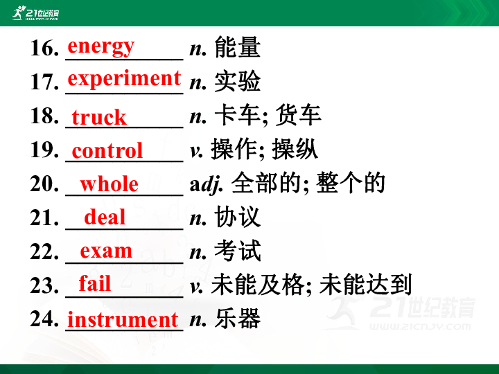 2020年外研版英语中考一轮教材复习课件九上 Modules 4-6