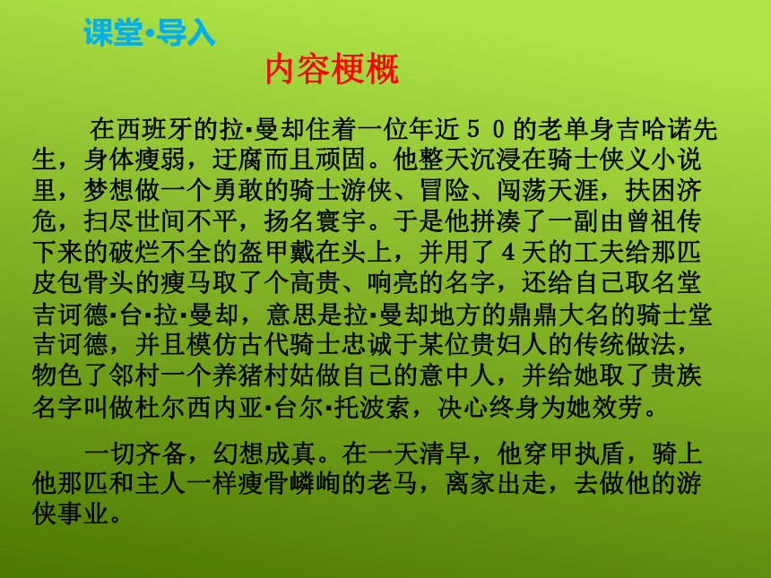 堂吉诃德简介图片