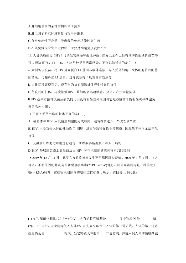 （人教版2019）山东省济南2020-2021学年高二生物寒假必做作业（6）     （ 解析版）