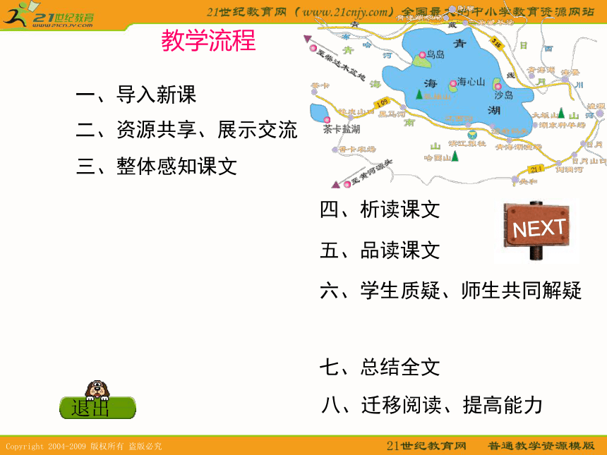 五年级语文下册课件 青海湖，梦幻般的湖2（人教版）