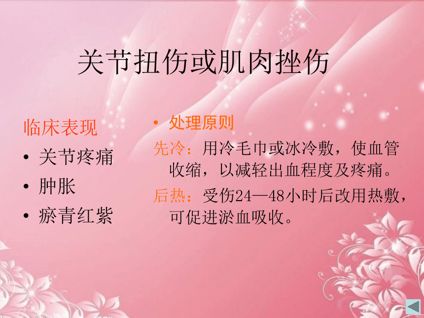 广东省深圳市文汇中学人教版体育与健康七年级下册 运动损伤的预防及处理 课件