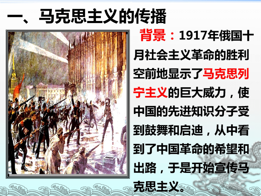 人教部编版八年级历史上册第14课中国共产党诞生课件(共24张ppt)