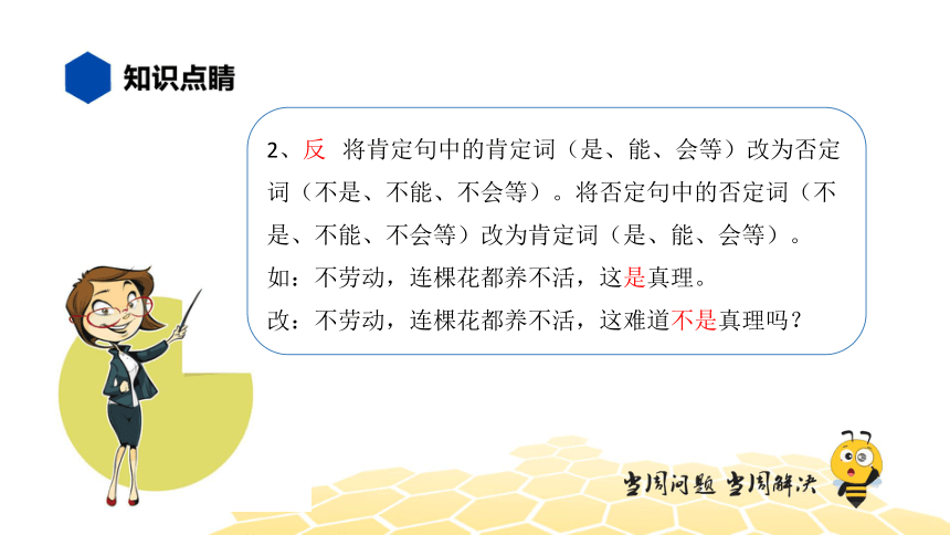 核心素養語文六年級知識精講句子反問句課件