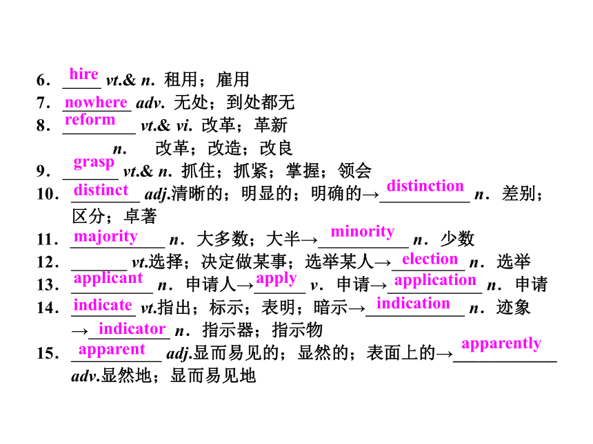 2018届高考英语人教版一轮复习课件选修八单元课件（313张）