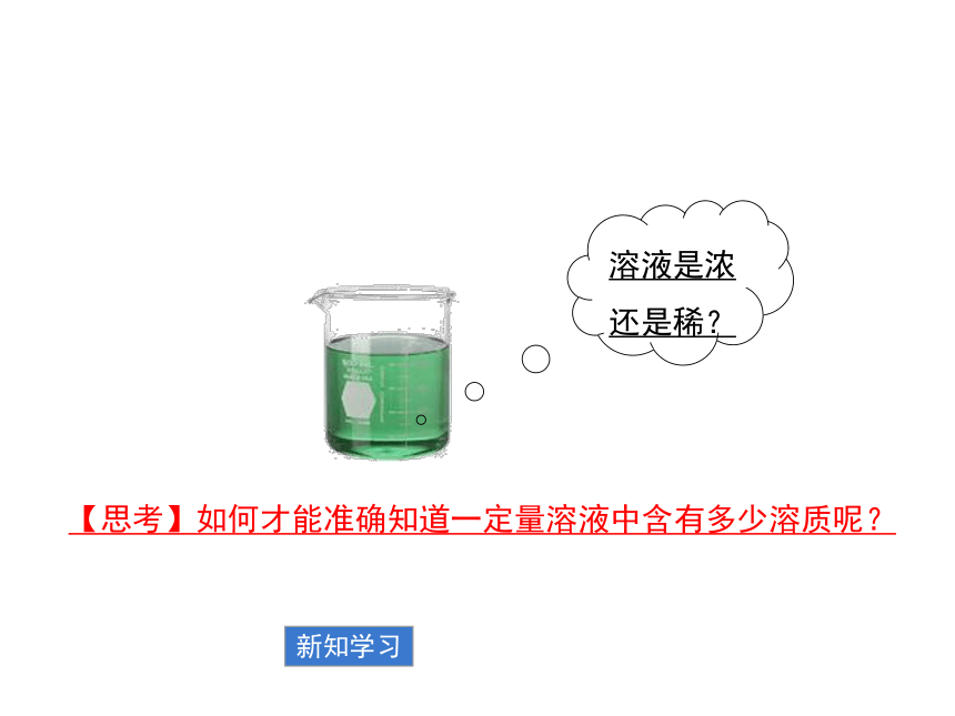 第二节 溶液组成的定量表示 课件（24张PPT）