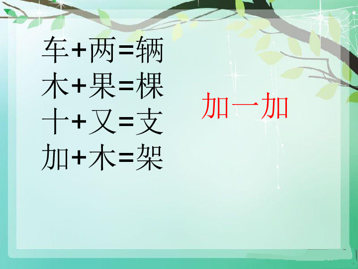 部编本一年级下册语文园地二课件（17张PPT）