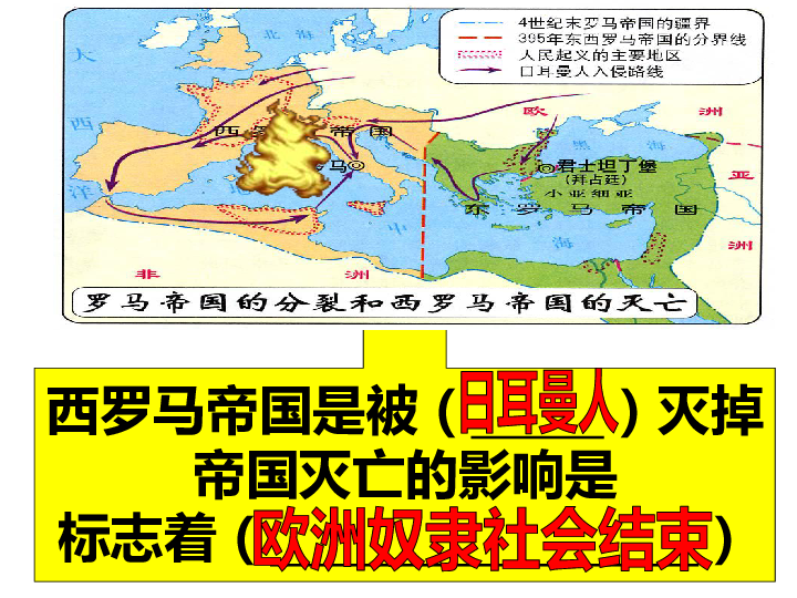 人教部编版九年级世界历史上册第三单元：封建时代的欧洲【复习课件】(共44张PPT)