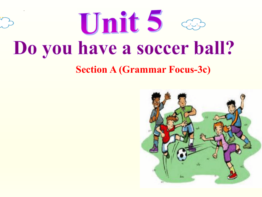 Unit 5 Do You Have A Soccer Ball? SectionA (Grammar-3c) 课件-21世纪教育网