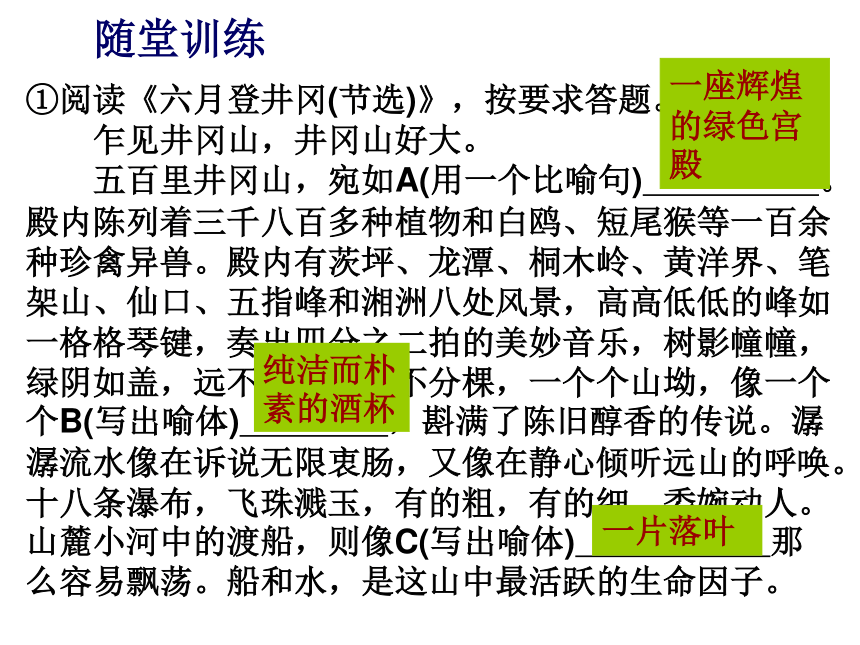 人教版高中语文必修五表达交流3.《锤炼思想 学习写得有文采》26张