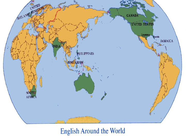 高中英语 人教版 必修1 unit 2 English around the world  Reading_课件 （46张）