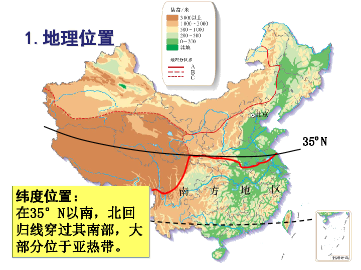 人教版初中地理八年级下册课件7-1自然特征与农业(18张ppt)