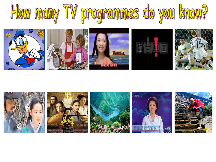 Unit 6 TV programmes Revision 课件 (共23张PPT)