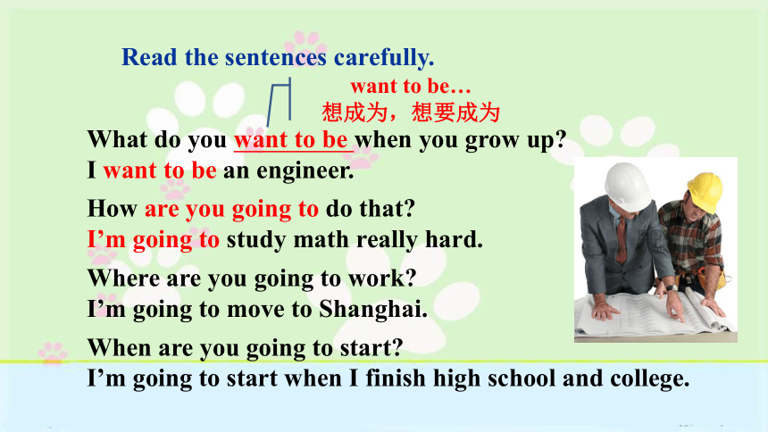 Unit 6 I'm going to study computer science. Section A Grammar Focus-3c 课件(共24张PPT)