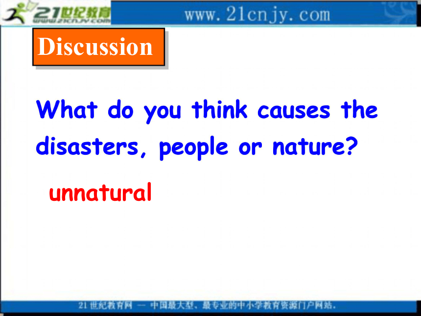 英语：unit22 lesson3 natural disasters课件（北师大版选修8）
