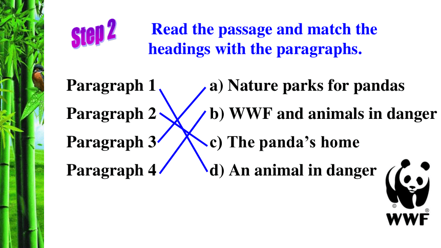 Module 6  Animals in danger. Unit 2 The WWF is working hard to save them all.课件