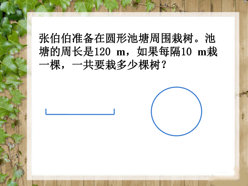 人教版小学五年级数学上 7.3 封闭图形的植树问题 课件