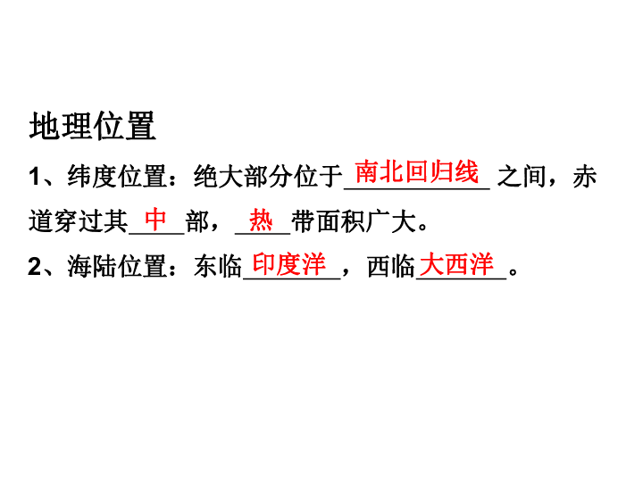 人教版七下地理  8.3撒哈拉以南非洲 课件21张PPT