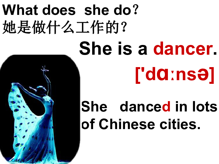 Unit 1 She learnt English 课件 (共15张PPT)