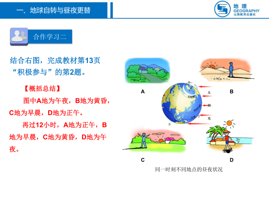 晋教版七年级上册1.2感受地球运动 课件（共40张PPT）