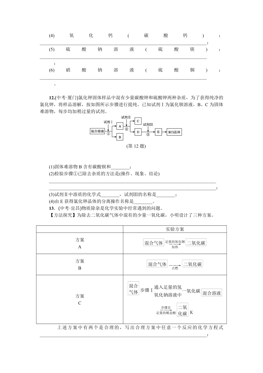 第8章 常见的酸、碱、盐 专项训练（含答案）