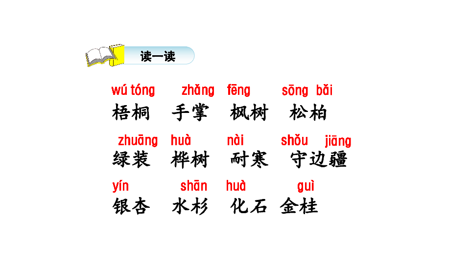 识字 2 树之歌  课件(共27张PPT)