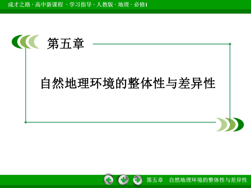 第五章自然地理环境的整体性与差异性整合提升课件