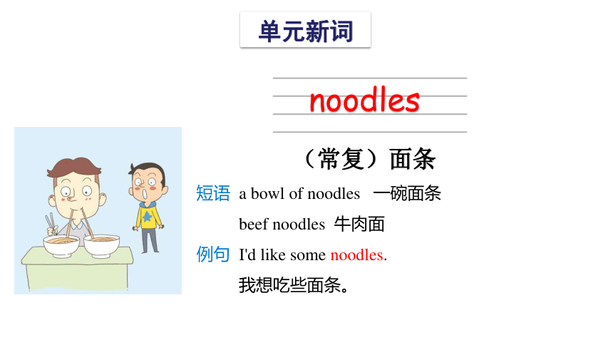 noodles怎么读图片