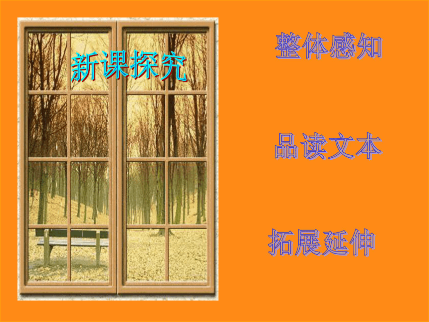高中语文粤教版必修二第九课《窗》课件