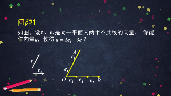 高中数学人教A版必修二：6.3 平面向量基本定理 课件（147张ppt）