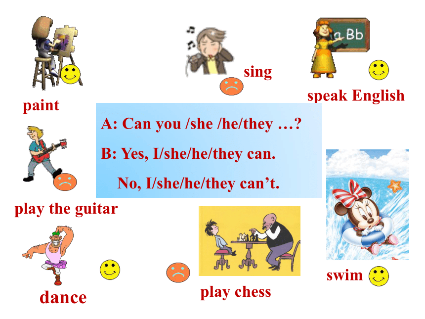 Unit 1  Can you play the guitar?(Section A Period 2)