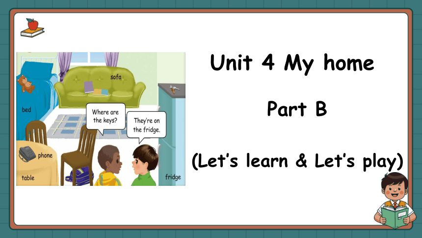 Unit 4 My Home Part B Let's Learn & Let's Play 课件+内嵌音视频(共17张PPT)-21世纪教育网