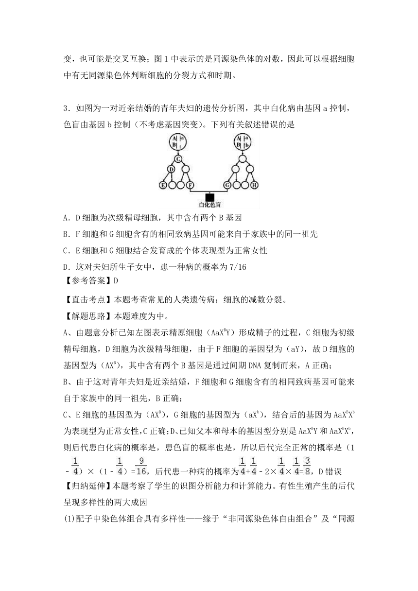 江苏省2017年高考冲刺试卷选编（三）生物试卷